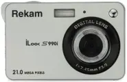 Фотоаппарат Rekam iLook S990i серебристый 21Mpix 2.7 720p SDHC/MMC CMOS IS el/Li-Ion