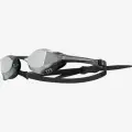 TYR Очки для плавания Tracer-X Elite Racing Mirrored зеркальные, черный/серебристый