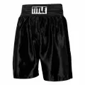 Трусы боксерские TITLE Boxing Edge Boxing Trunks 2.0, размер XL, черные
