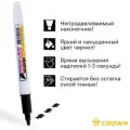 Маркер для белых досок Crown Multi Board Slim 2 мм, черный