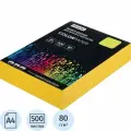 Бумага цветная Attache (желтый интенсив), 80г, А4, 500 л
