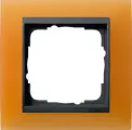 Рамка Gira Event на 1 пост, оранжевый/антрацит