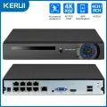 KERUI POENVR сетевой видеорегистратор 4K H.265, Вилка европейского стандарта, Нет, 8-КАНАЛЬНЫЙ