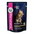 EUKANUBA KITTEN HEALTHY START CHICKEN 85 гр пауч влажный корм для котят курица в соусе 48шт
