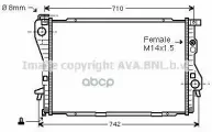 Радиатор охлаждения BMW 5 (E39) 7 (E38) Ava арт. bw2176