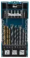 Набор сверл по (металлу, дереву, кладке) и биты, 17 предметов Makita D-74887