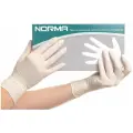 Перчатки латексные смотровые NORMA S неопудренные нестерильные 50 пар двойного хлорирования текстурированные