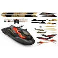 Комплект наклеек SEA-DOO RXP-X 300 золотой