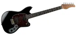 Flamma E1000-PB - электрогитара чёрная, с встроенным процессором