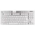 Клавиатура игровая Logitech G915 TKL White (механическая, без цифрового блока, с RGB-подсветкой и по .