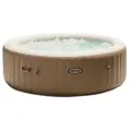 Надувное джакузи Intex PureSpa Bubble Therapy+Hard Water System с теплосберегающим тентом, 196х71 см