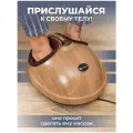 Роликово-компрессионный массажер для ног с ИК-прогревом FITSTUDIO Foot Therapy, цвет дерево