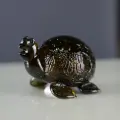 Декоративное изделие из стекла Черепаха коричневая (6856) Неман стеклозавод