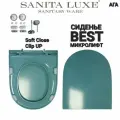 Сиденье - Крышка для унитаза Sanita Luxe BEST Color Бирюзовое Sea с микролифтом