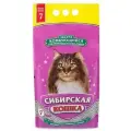 Наполнитель Сибирская кошка экстра комкующийся для длинношерстных кошек, 7л