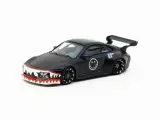 Машинка Tarmac Works 1/64 Old & New 997 Matte Black Diecast Scale Model Car