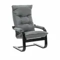 Кресло-трансформер Leset Оливер, Венге, ткань рогожка Malmo 95 темно-серая
