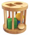 Сортер деревянный 'Человечки', 85мм, 4 формы, береза, для детей от года