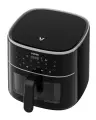 Аэрофритюрница Viomi VXAF0602-EW, мощность 1500 Вт, съемная крышка, электронное управление, 6 л