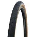 Велопокрышка 26x1.75 SCHWALBE ROAD CRUISER черно-коричневая (Gumwall), антипрокольная K-Guard