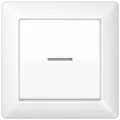 Клавиша для контрольного выключателя с подсветкой; белая AS590KO5WW Jung