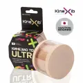 Кинезио тейп KineXib ULTRA, тейпы для тела, тейп спортивный шелковый (5м*5см), бежевый