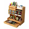 Деревянный настольный органайзер для канцелярии, клен