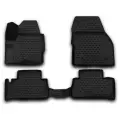 Коврики Standard, 3D в салон LAND ROVER Freelander 2, 2013- , 4 шт. (полиуретан, чёрные) Element. NLC.3D.28.15.210