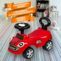Каталка машинка детская толокар пушкар Go-Go, красный, музыкальная