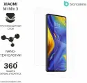 Защитная бронированная пленка на экран и заднюю панель Xiaomi Mi Mix 3 (Глянцевая)