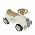 Машинка-каталка пушкар , ретро-стиль, белый