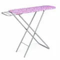 Мебель для кукол Melobo Гладильная доска, складная, металлическое основание, розовая