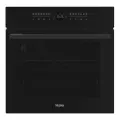 Встраиваемый духовой шкаф Haier HOX-FT5AMTMB, черный, гидролизный, с грилем и конвекцией, 76л