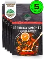 Готовое блюдо Кронидов Солянка Готовая еда/ Консервы натуральные Набор 5 шт. по 300 г