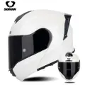Шлем SOMAN SM965, для мотоцикла, с двойными линзами
