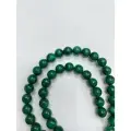 Бусины из малахита шарик 8мм ,40см, 53 бусины