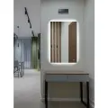 Зеркало GlowMir, для ванны, 70x90 см, с сенсорным управлением, подсветка 4500K