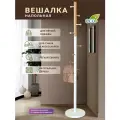 Вешалка напольная натуральное дерево