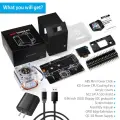 52Pi Raspberry Pi 4 Model B Мини-башня с дисплеем NAS Case Power Kit