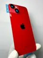 Оригинальная задняя крышка (стекло) IPhone 14 красный со стеклом камеры