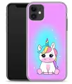 Чехол для Iphone 11 с принтом Розовый единорог (Айфон 11)