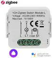 Умное реле Tuya ZigBee на 1 канал, 10-100W, работает с Алисой