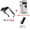 Очки XREAL Air 2 Ultra Smart AR 6 DoF 52 ° Fov 4K 3D HD 385 дюймов космический корабль