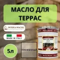 Масло для дерева/террас датское IL BORMA TERRACE OIL 5л, Прозрачный 4972IL