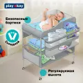 Пеленальный столик складной на колесах детский Play Okay для новорожденных