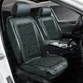 Накидка C110 FRONT (Черный), на переднее сиденье (1 шт.), экокожа 139506