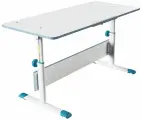 Парта Polini Сити D2 Белый / Синий