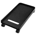 ORICO (ORICO) Computer Host Stand Bracket Movable Desktop Computer Case Stand Base Tray Chassis Stand Universal Pulley with Brake Lock Wheel Three-Sided Baffle - Black CPB2