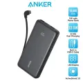 Внешний аккумулятор Anker Zolo Powerbank 10000 мАч 22,5 Вт с функцией быстрой зарядки и встроенным кабелем USB-C