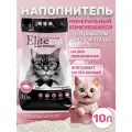 Наполнитель для кошачьего туалета ELITECAT Smart Premium комкующийся с ароматом детской пудры, 10 л (7.8 кг)
